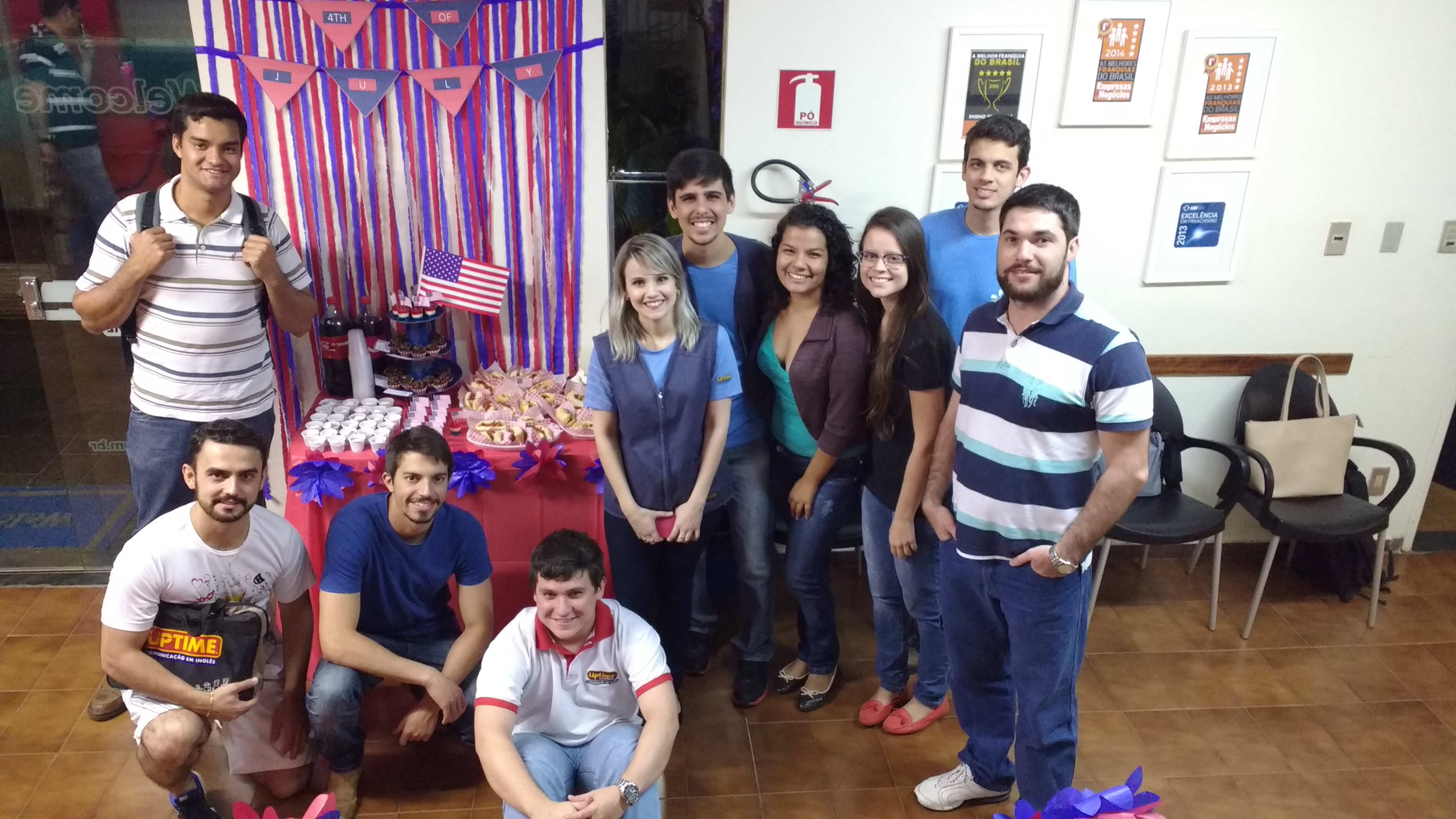 A unidade de Santa Mônica (Uberlândia - MG) fez um lanche bem americano