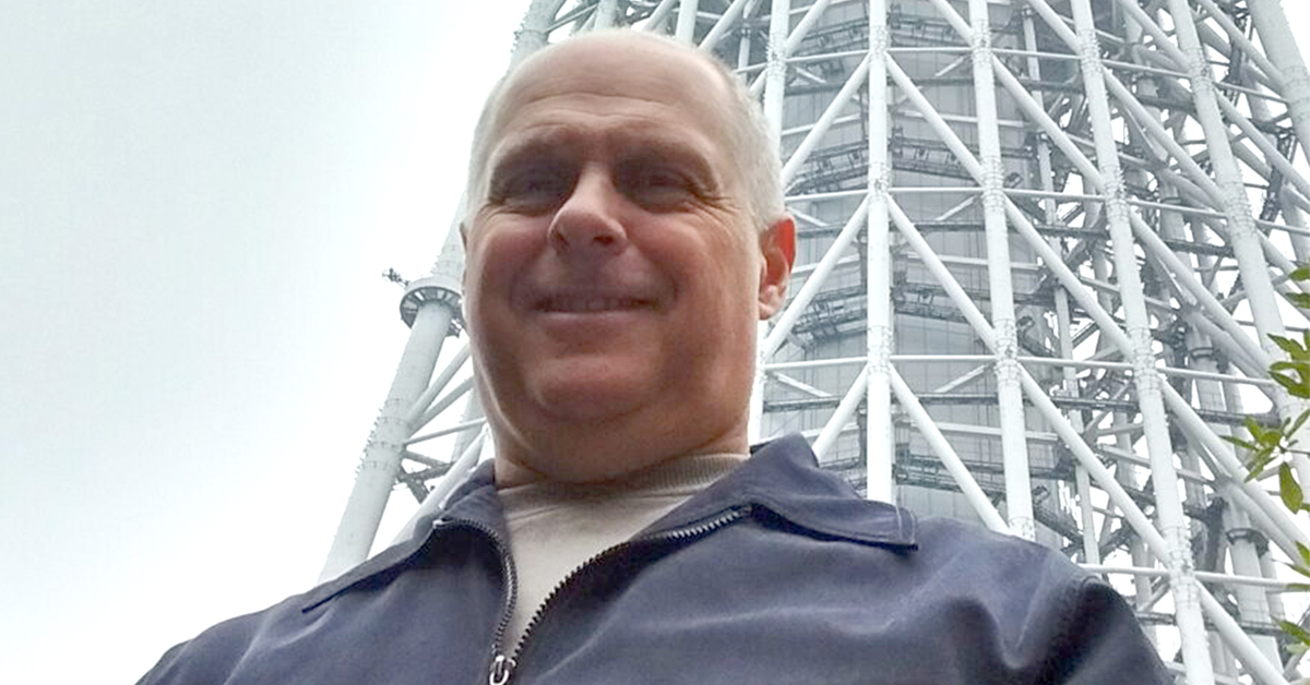 O aluno da UPTIME Caçapava viajou, aos 53 anos, para Tóquio