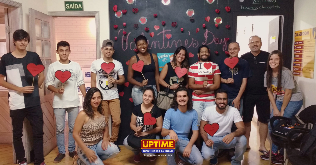 Valentine's day na UPTIME Itaúna (MG)