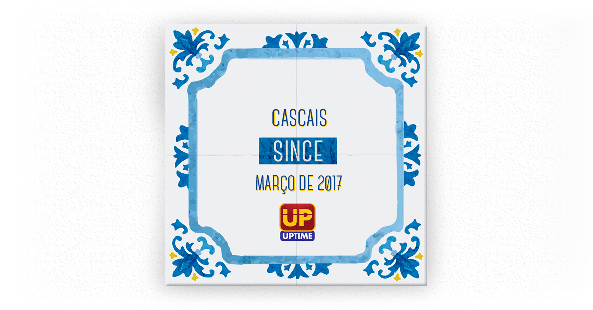 A UPTIME Portugal está localizada na Avenida Valbom, 17, 2º F, Cascais - Lisboa